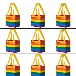 9 Ikea Small Rainbow bags New